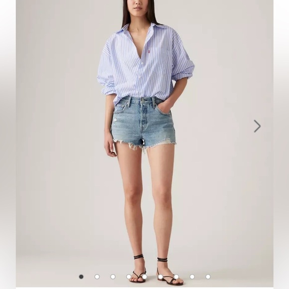 Levi’s premium quality 501 jeans shorts 25 - Picture 1 of 9